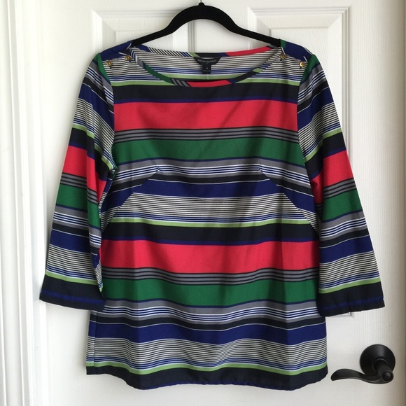 Banana Republic striped blouse - Picture 1 of 4