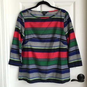 Banana Republic striped blouse