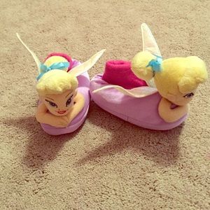 Precious toddler girls Tinkerbell Slippers!!