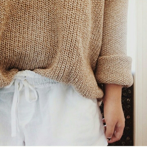 White flowy shorts