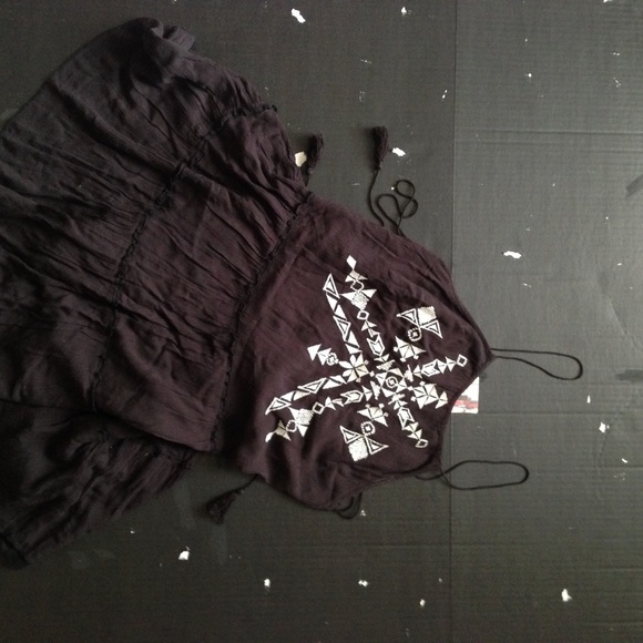 Urban Outfitters high neck ethnic boho dress