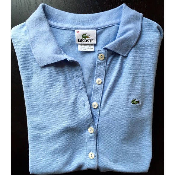 Lacoste Tops - 🎀SALE🎀 Lacoste Light Blue Polo, size 40