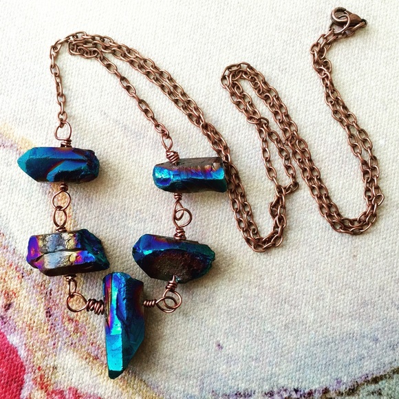 Quartz Long Layering Necklace
