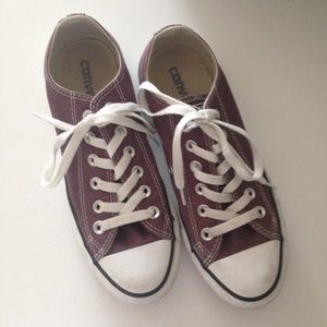 Maroon Converse