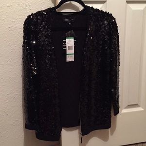 Jones New York Collection Sequin Cardigan
