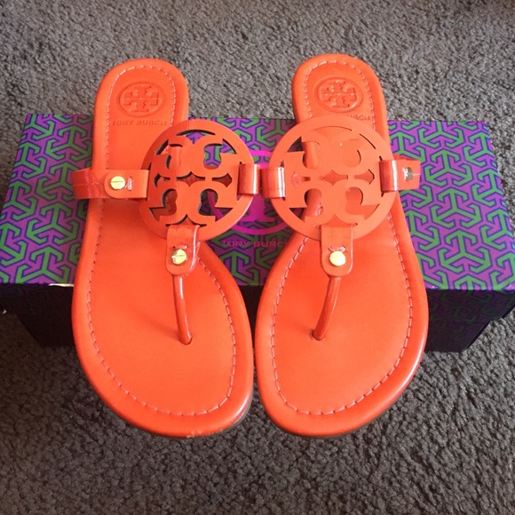 Tory Burch Orange Sandals