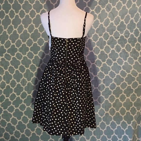 Polka Dot Dress AQUA - Picture 2 of 4