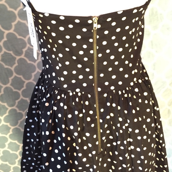 Polka Dot Dress AQUA - Picture 3 of 4