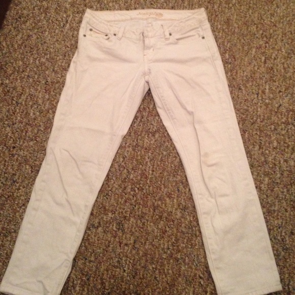 White American eagle capris!
