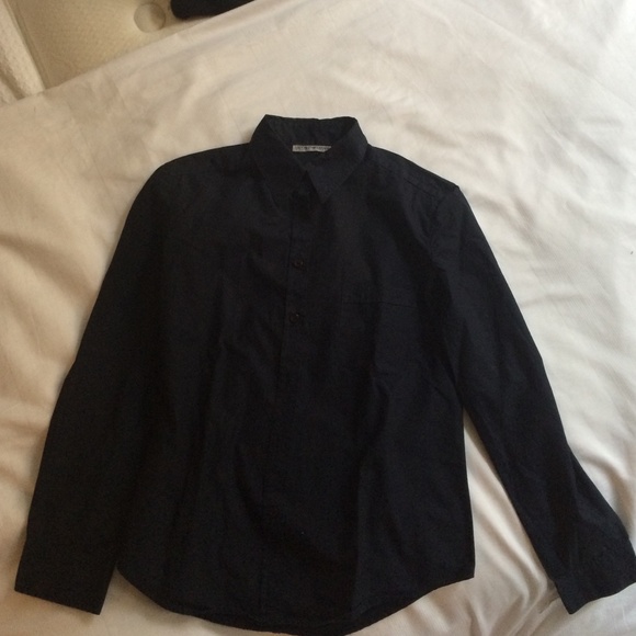Gently used emporio Armani navy blouse