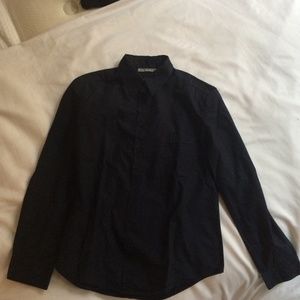 Gently used emporio Armani navy blouse