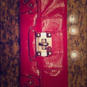 Red Patent Leather Juicy Couture Wallet