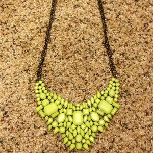 Forever 21 neon statement necklace