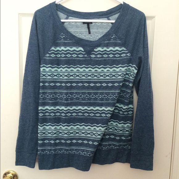 Aztec blue and green sweater - Picture 1 of 1