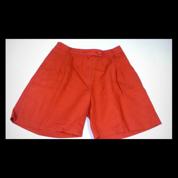 Oilily Casual Shorts Orange Women Size 6 - Picture 1 of 4