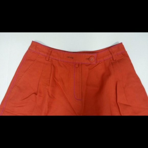 Oilily Casual Shorts Orange Women Size 6 - Picture 3 of 4