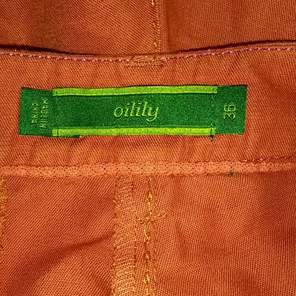 Oilily Casual Shorts Orange Women Size 6 - Picture 4 of 4