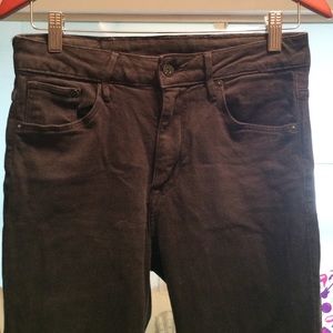 H&M skinny high waist black stretch jeans, 30x32
