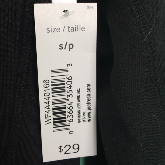 Joe Fresh black running jacket - Picture 3 of 4