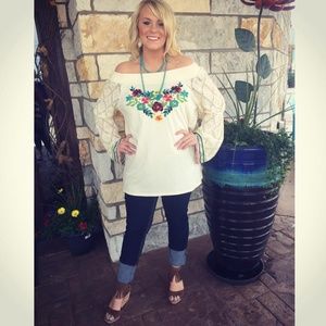 Double D Ranch Rope the Wind Top