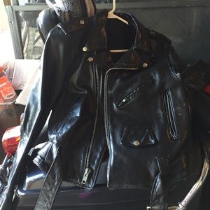 Extra small open road leather jacket