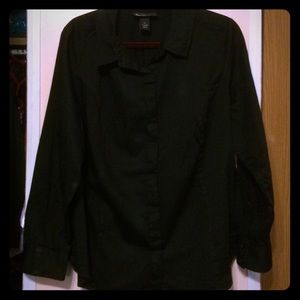 Black Lane Bryant Button Up