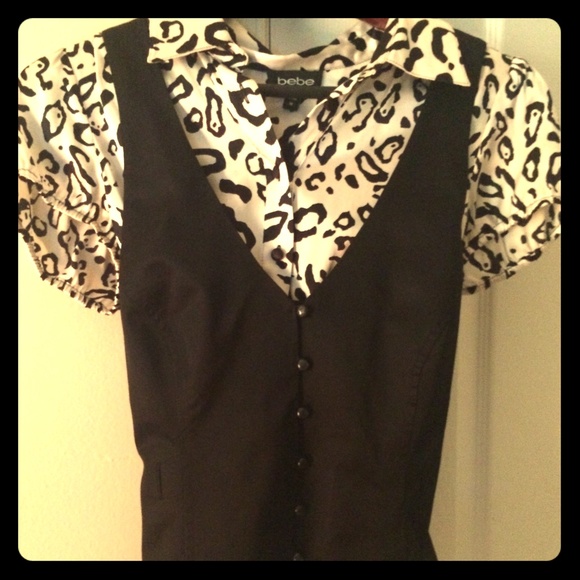 Bebe blouse and vest