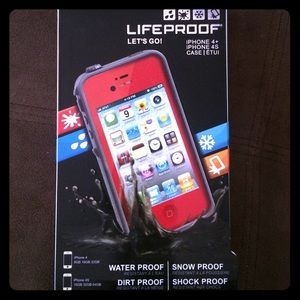 Red LifeProof Case