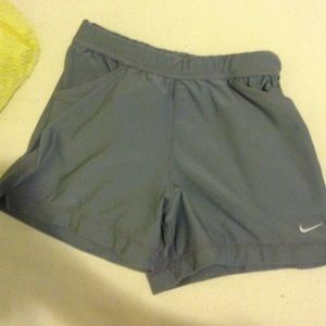 Grey nike drifit shorts