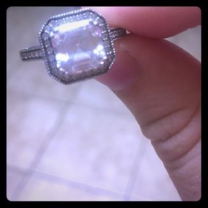 Moisannite diamond ring