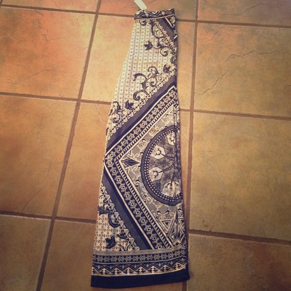 Black and white palazzo pants