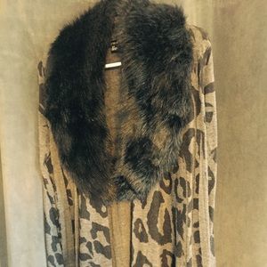 Faux fur Black Collar