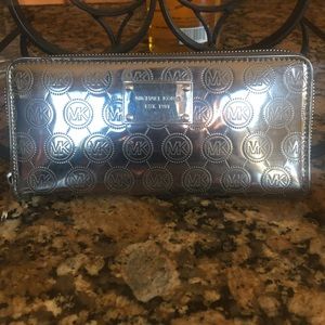 Michael Kors authentic metallic wallet