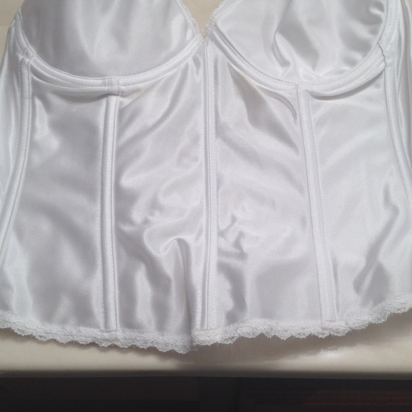 Bustiers white. only worn once for wedding.