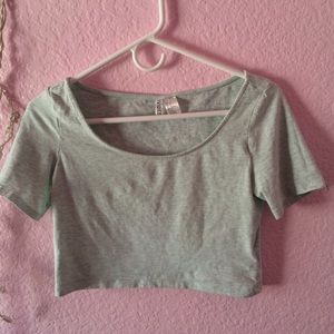Mint Green Crop Top