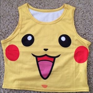 Pikachu Pokemon crop NWOT