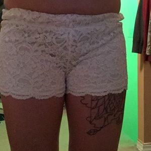 Lace shorts