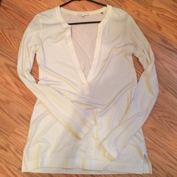 White long sleeve Vince Top