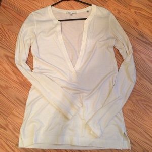 White long sleeve Vince Top
