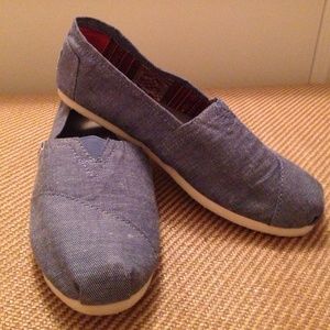 TOMS denim loafers