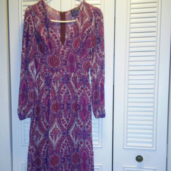 Maxi chiffon dress