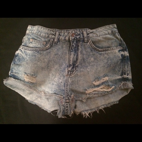 Denim shorts