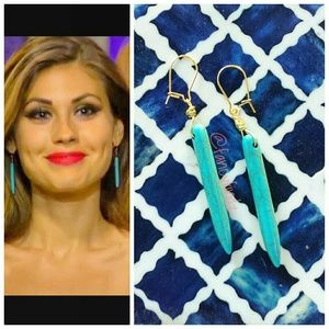 Turquoise earrings as seen on the Bachelorette