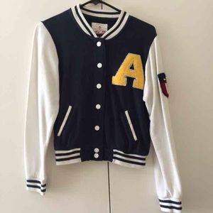 Cotton Letterman Jacket