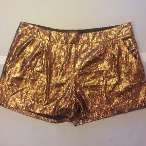 Rose Gold Sequence Shorts