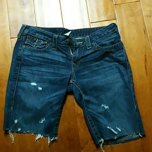 True Religion jean shorts