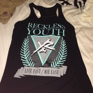 Young and reckless tank top