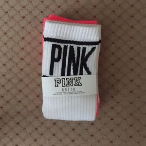 PINK KNEE HIGH SOCKS
