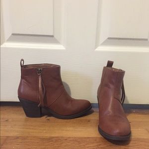 Forever 21 brown booties