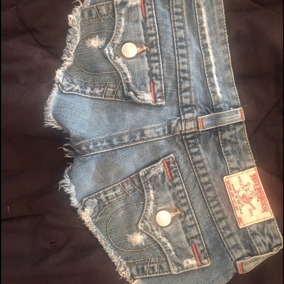 Size 24 True Religion shorts